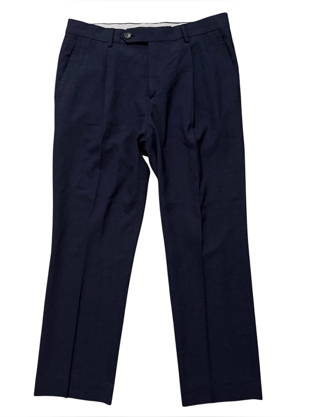 Brunello Cucinelli Pants Mens EU 46 US 32 Dress 100% Wool Made in Italy Blue